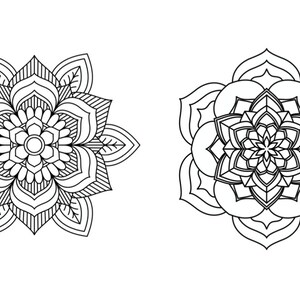 100 Mandala Drawings no2
