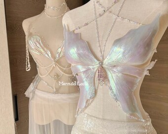 Baroque Pearl Luster Resin Mermaid Corset Bra Top Cosplay Costume  Patent-Protect