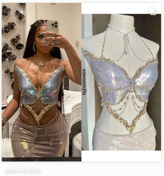 Mermaid Bra Corset With Shell Top for Cosplay Costume -  Canada
