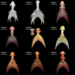 Custom Mermaid Tail Affordable Ultralight Silicone Tails (Start from 1116 dollar)