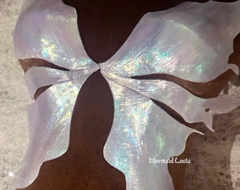 Pearl Glossy Resin Mermaid Corset Bra Top Cosplay Costume Patent-protected  