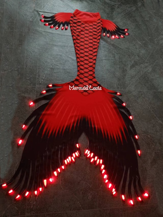 delle sirene coda da sirena nera