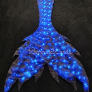 Patent-Protected Full Body Glowing Sparkling Luminous Mermaid Merman Tail Christmas Halloween