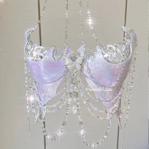 Midsummer Night Dream Resin Mermaid Corset Bra Top Cosplay Costume Patent-Protected
