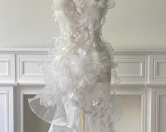 Mermaid Lucia Mystic Siren Brilliant Fish Scale Dress