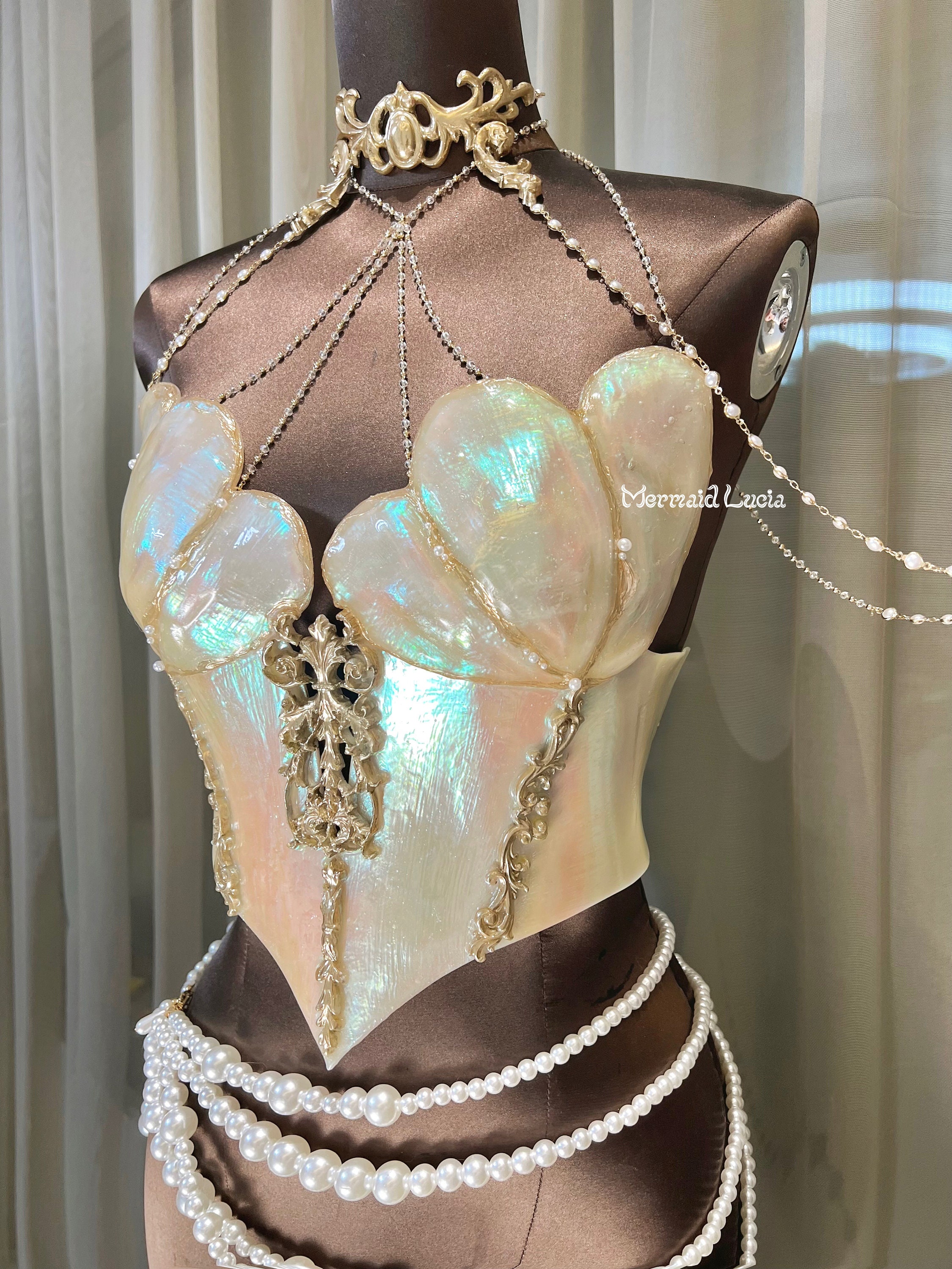 mermaid bustier top