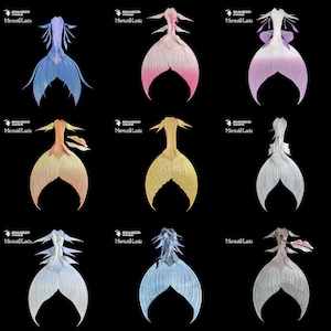 Custom Mermaid Tail Affordable Ultralight Silicone Tails (Start from 951 dollar)