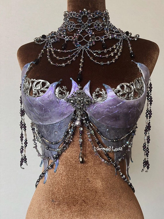 Siren Tears Resin Mermaid Corset Bra Top Cosplay Costume Patent-protected -   Canada