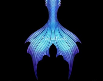 Bunte Long Tail Karpfen Fisch Silikon Meerjungfrau Meermann Schwanz Monoflosse für Tauchen Schwimmen Cosplay