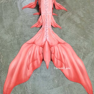 Realistic Shrimp Lobster Mermaid Merman Diving Swimming Tail Cosplay