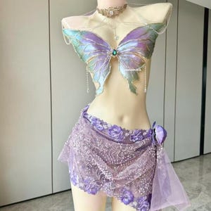 Iris Wing Fantasy résine sirène corset soutien-gorge haut cosplay costume protégé par brevet
