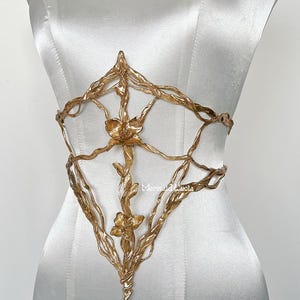 Gold Chain Corset - Etsy