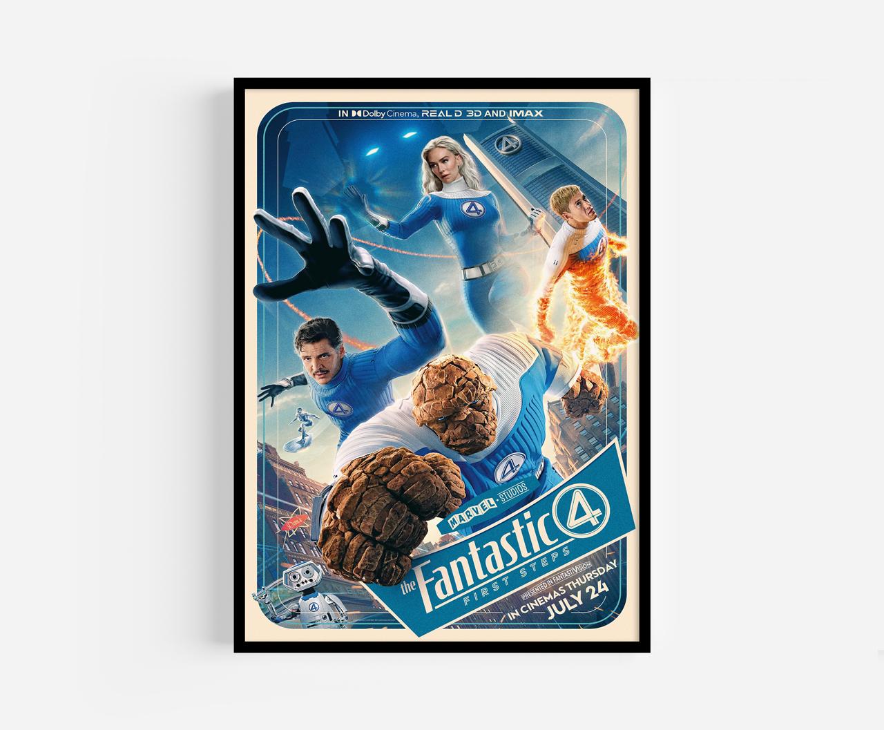 Fantastic four poster - Etsy 日本