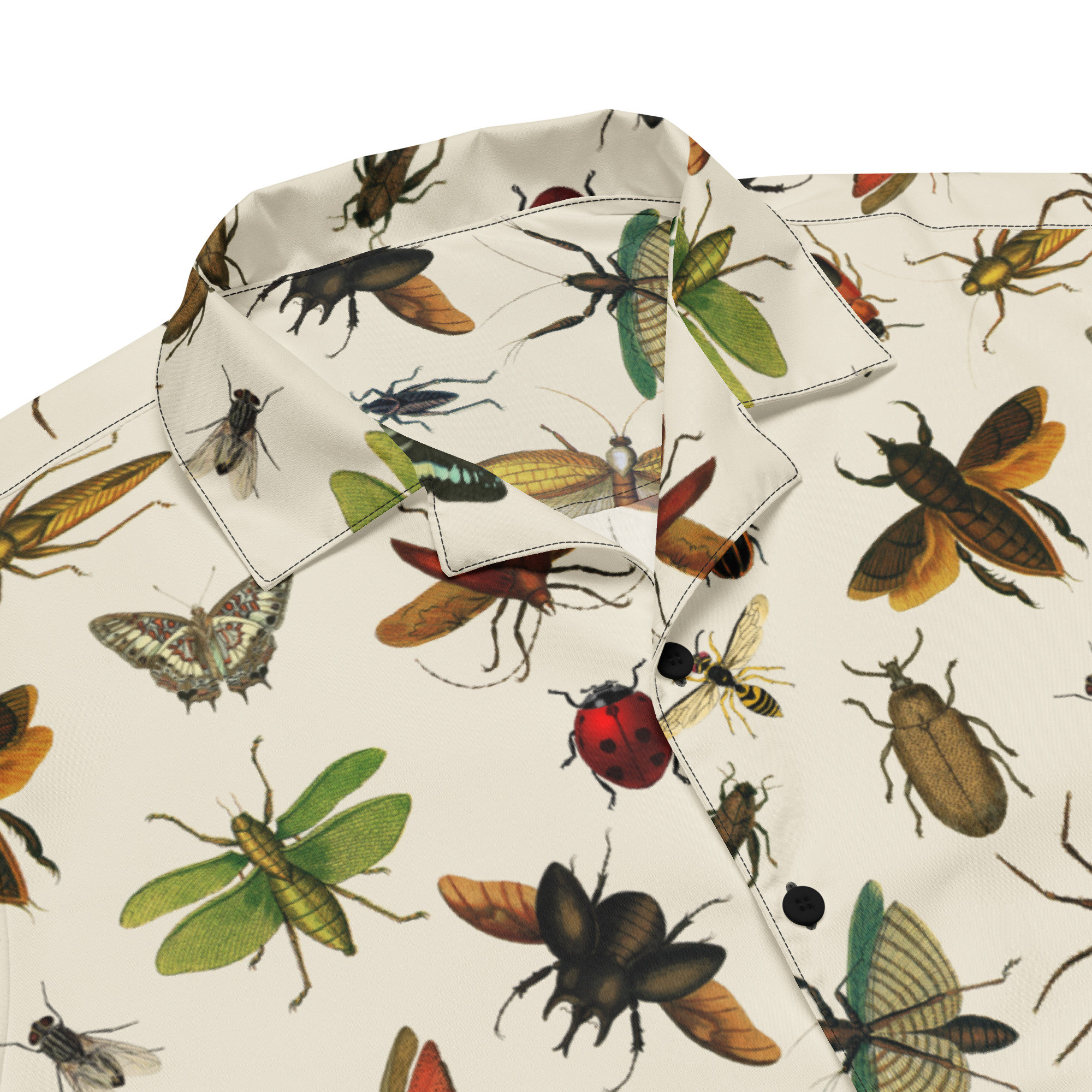Bug Lover's Button up Shirt With Insects Gifts for Him - Etsy
