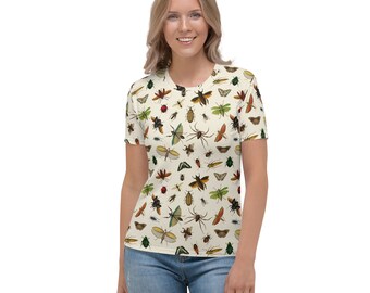 Bug Crew Neck T-shirt for Insect Lovers