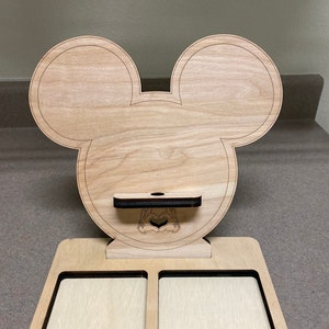 Charging Stand/Wooden Valet/ Desk Organizer