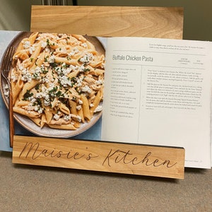 Recipe Book Holder/ Wooden Book Holder/ kitchen stand/ Cook book holder/ housewarming gifts