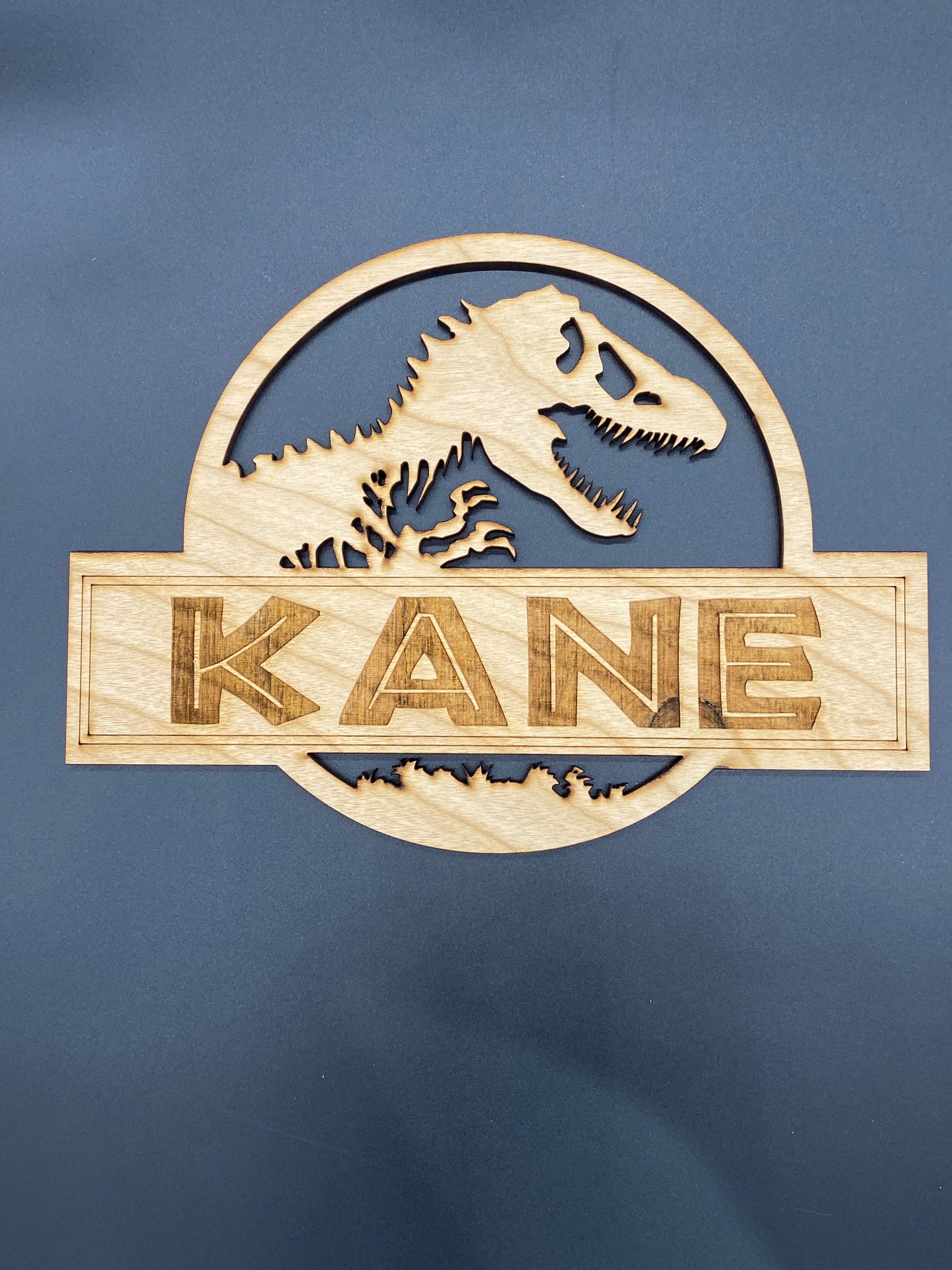 Personalized Dino Sign Jurassic Name Sign for Childs Room Door Sign ...