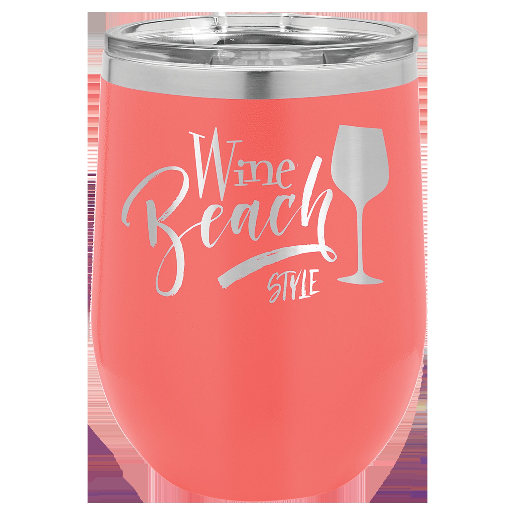 12oz Personalized Wine Tumbler Custom Wine Glasses Insulated Etsy