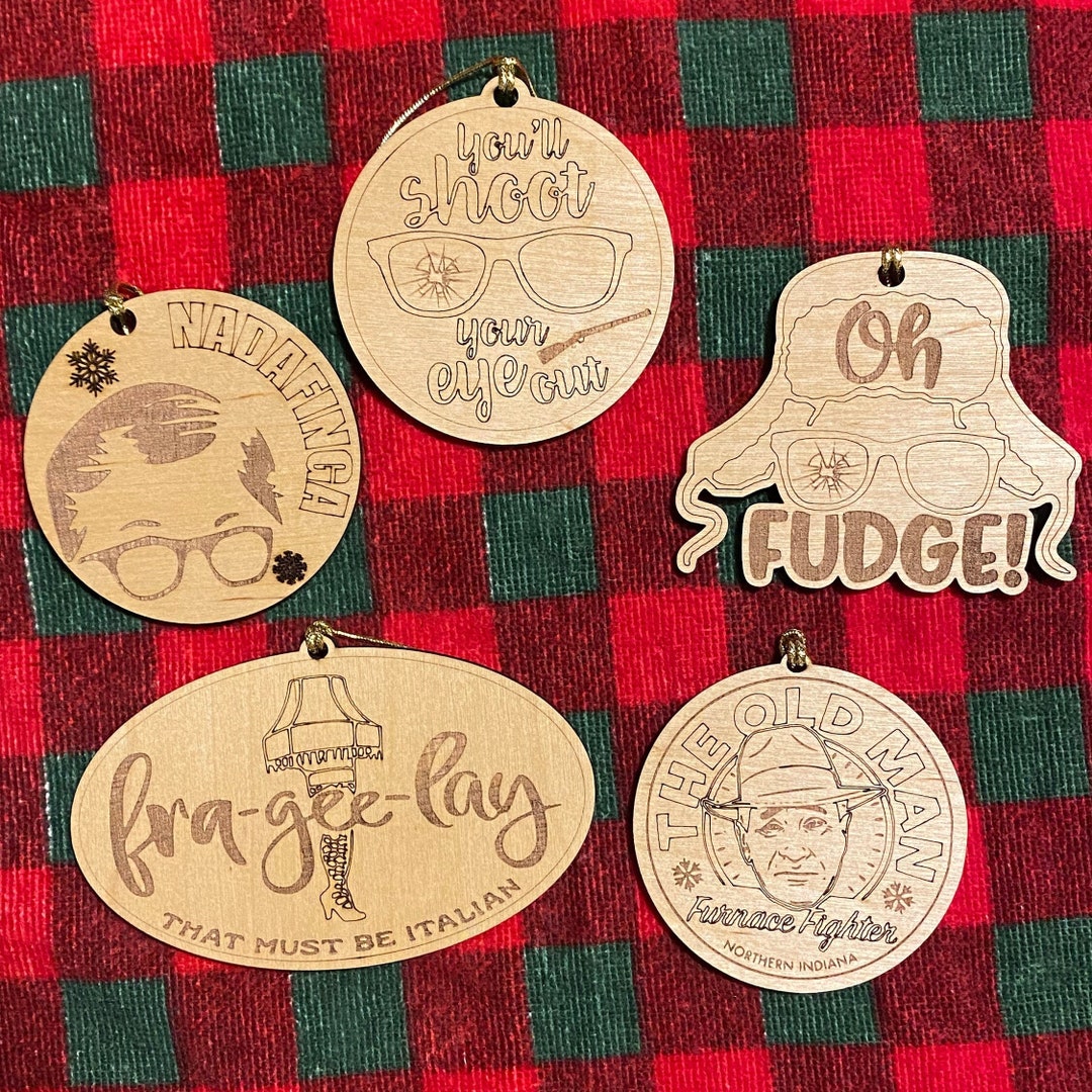 Christmas Story Ornaments/ Oh Fudge/ Funny Ornaments/ Etsy Canada
