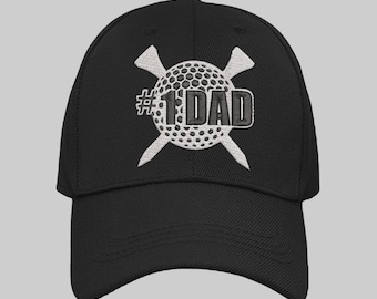 Personalized Father's Day Golf Hat Father's Day Gift For Dad or Grandpa Birthday Gift Golf Dad Customized Gift for Dad Embroidered Cap