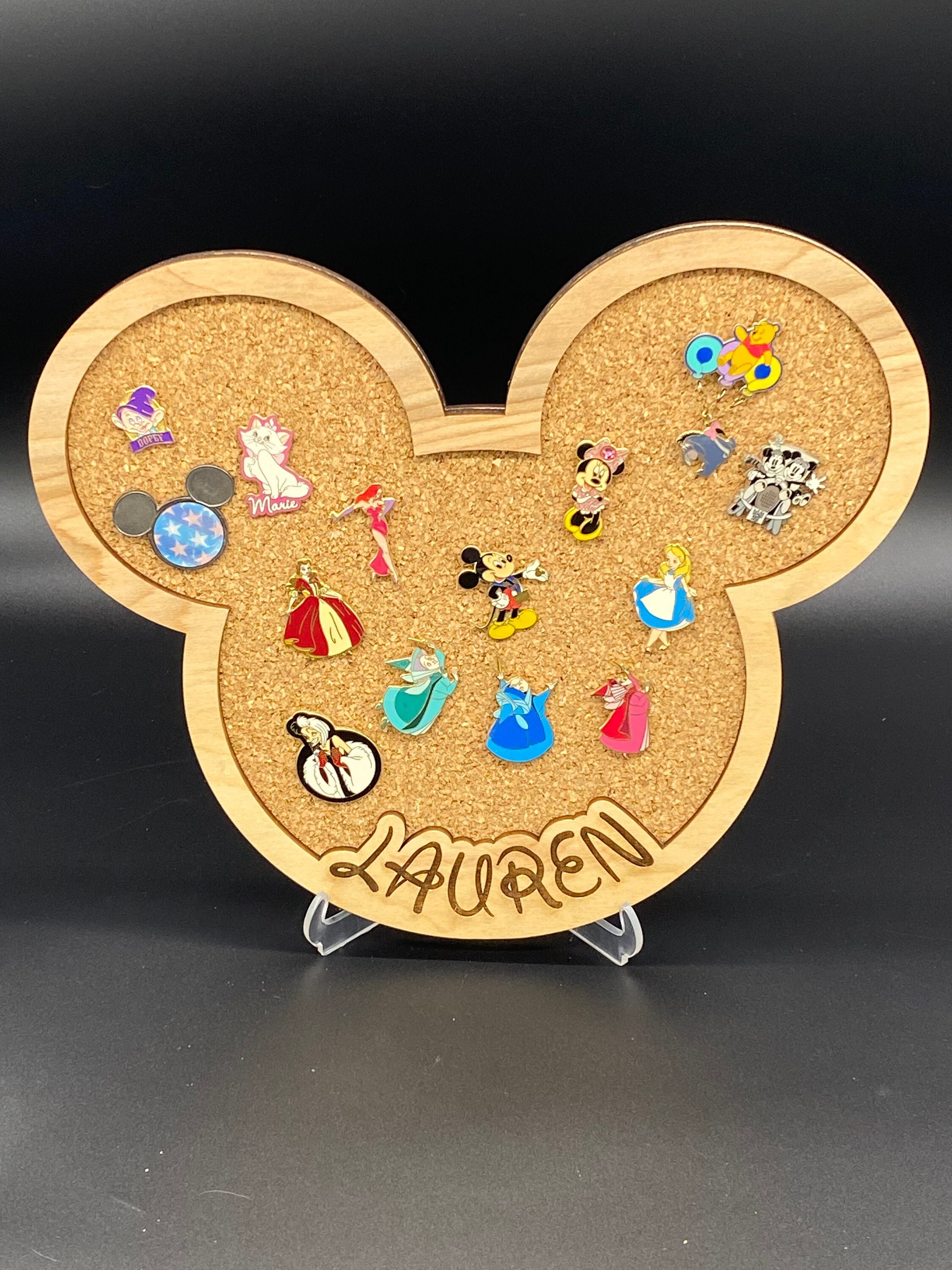 Favorite Mouse Personalized Trading Pin Display Board Pin Trading & Collecting Personalized Vacation Gift Fun for the whole Family