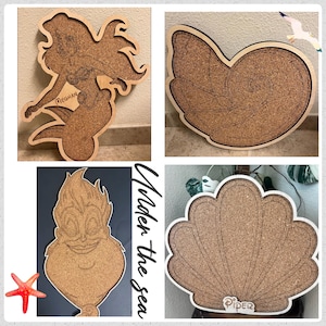 Mermaid inspired Pin Board