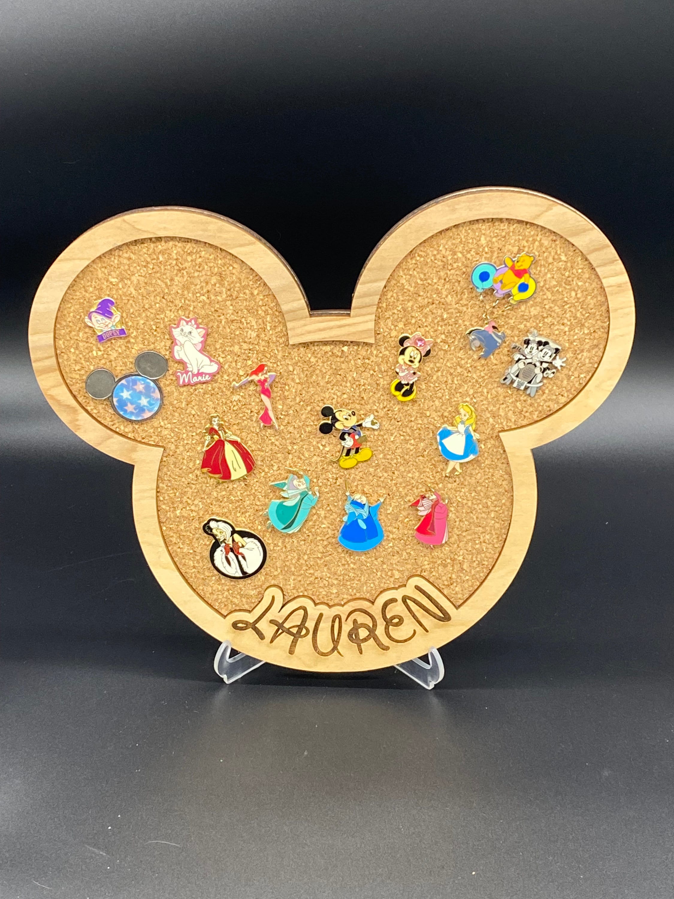Favorite Mouse Personalized Trading Pin Display Board Pin Trading & Collecting Personalized Vacation Gift Fun for the whole Family