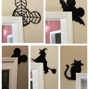 Spooky Door Topper - Decoración de la esquina de la puerta - Decoración de Halloween