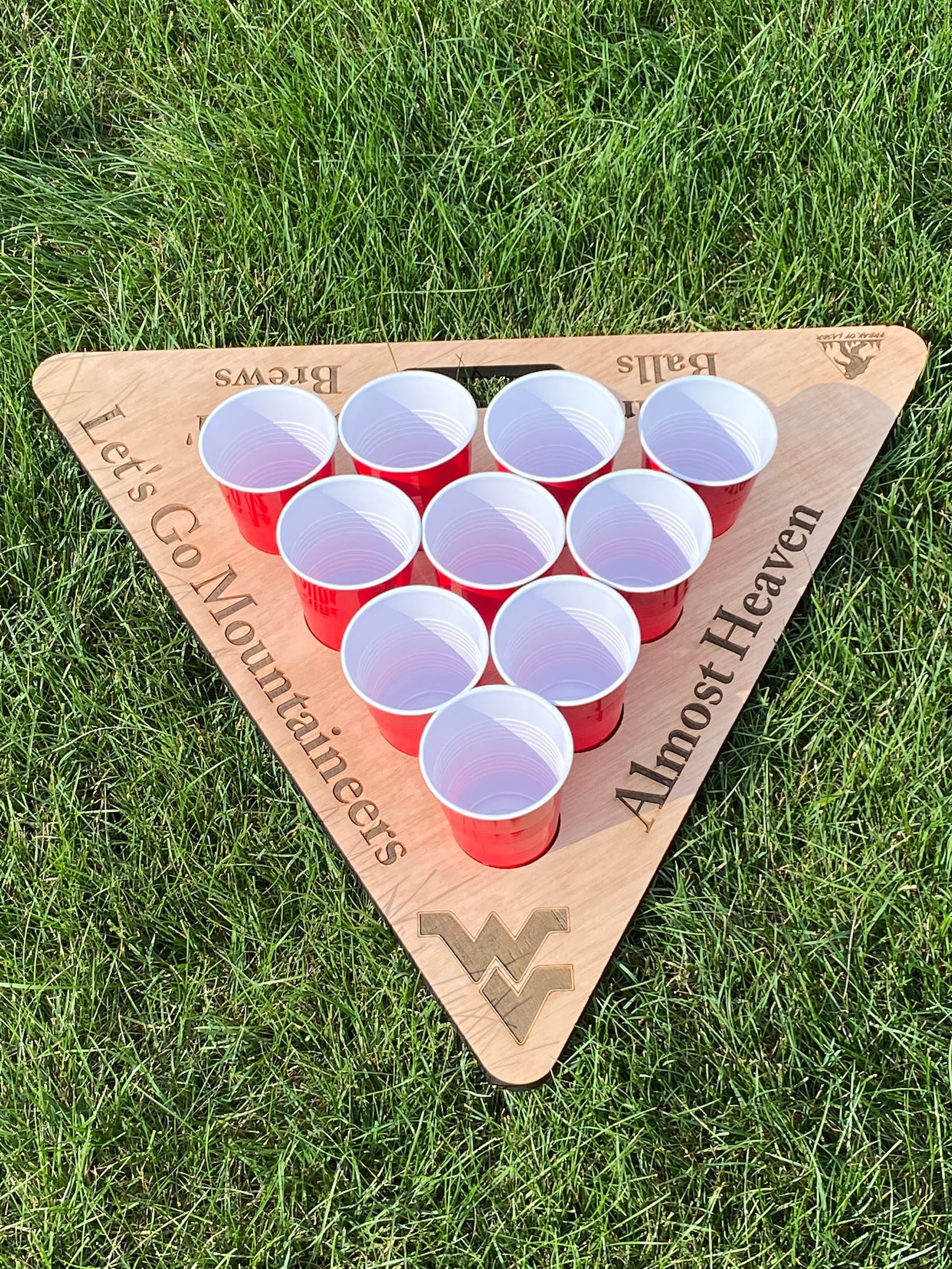 Custom Beer Pong Rack Personalized Beer Pong Tray Etsy