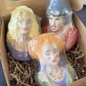Halloween Characters Witches Set of 3 Bath Bombs