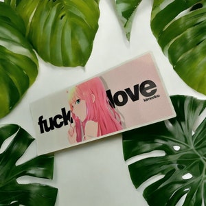 Joder amor JDM bofetada Pegatina