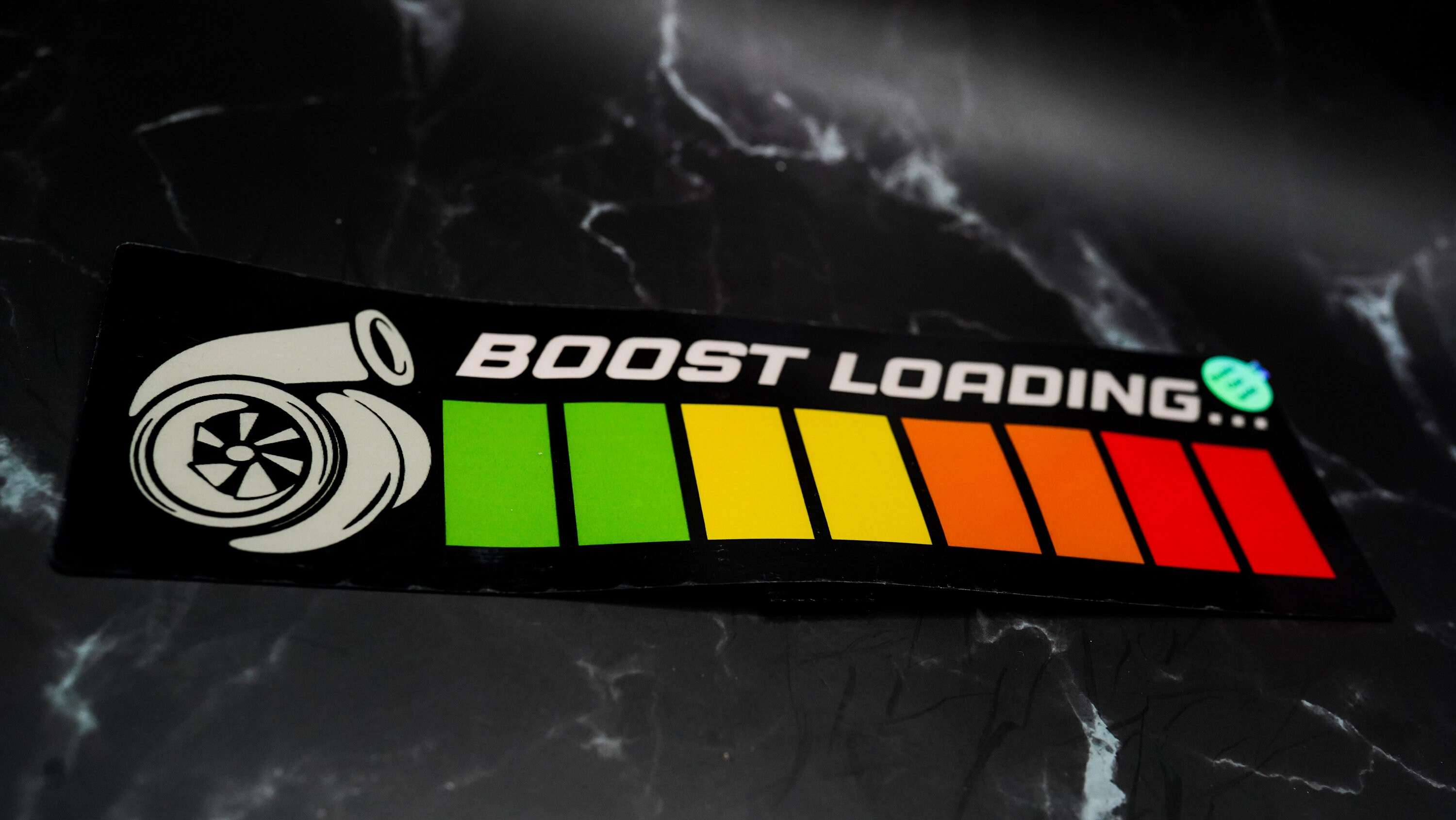 Boost Loading JDM Sticker – 8x3 Inch Vinyl Decal – Darkside Ltd G5011 (2 Pack)