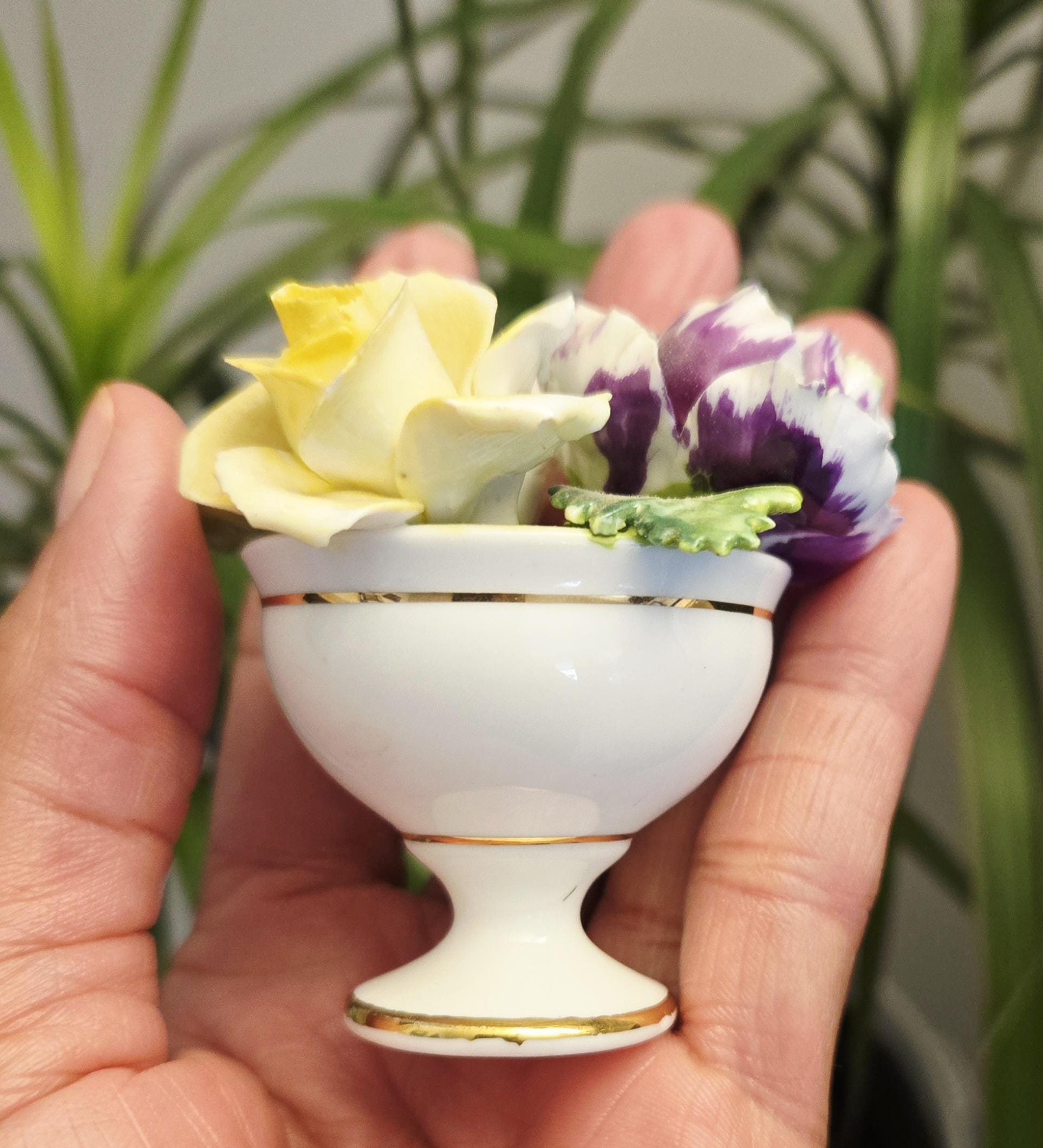 Vintage Porcelain Flowers England - Etsy