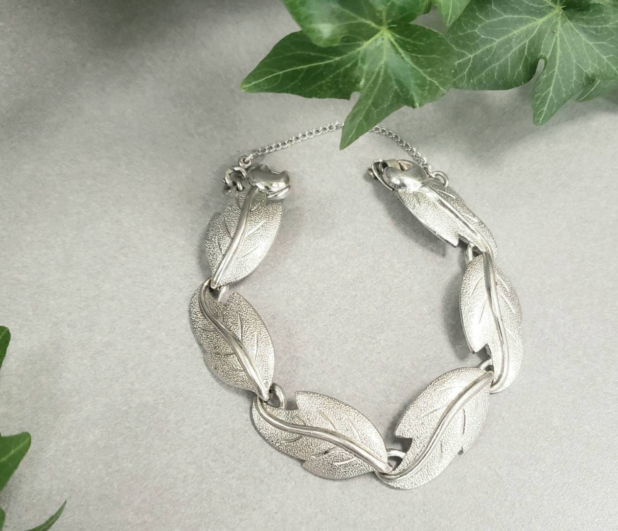 Monet Leaf Bracelet - Etsy Monet Leaf Bracelet - Etsy