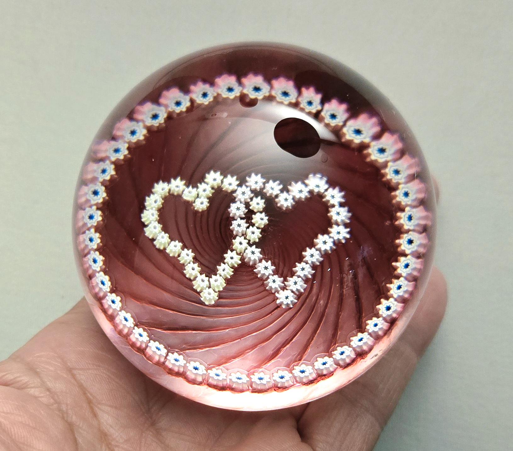 ケイスネス Caithness ミニチュアハート ペーパーウエイト 置物 Caithness Glass Paperweight - Etsy