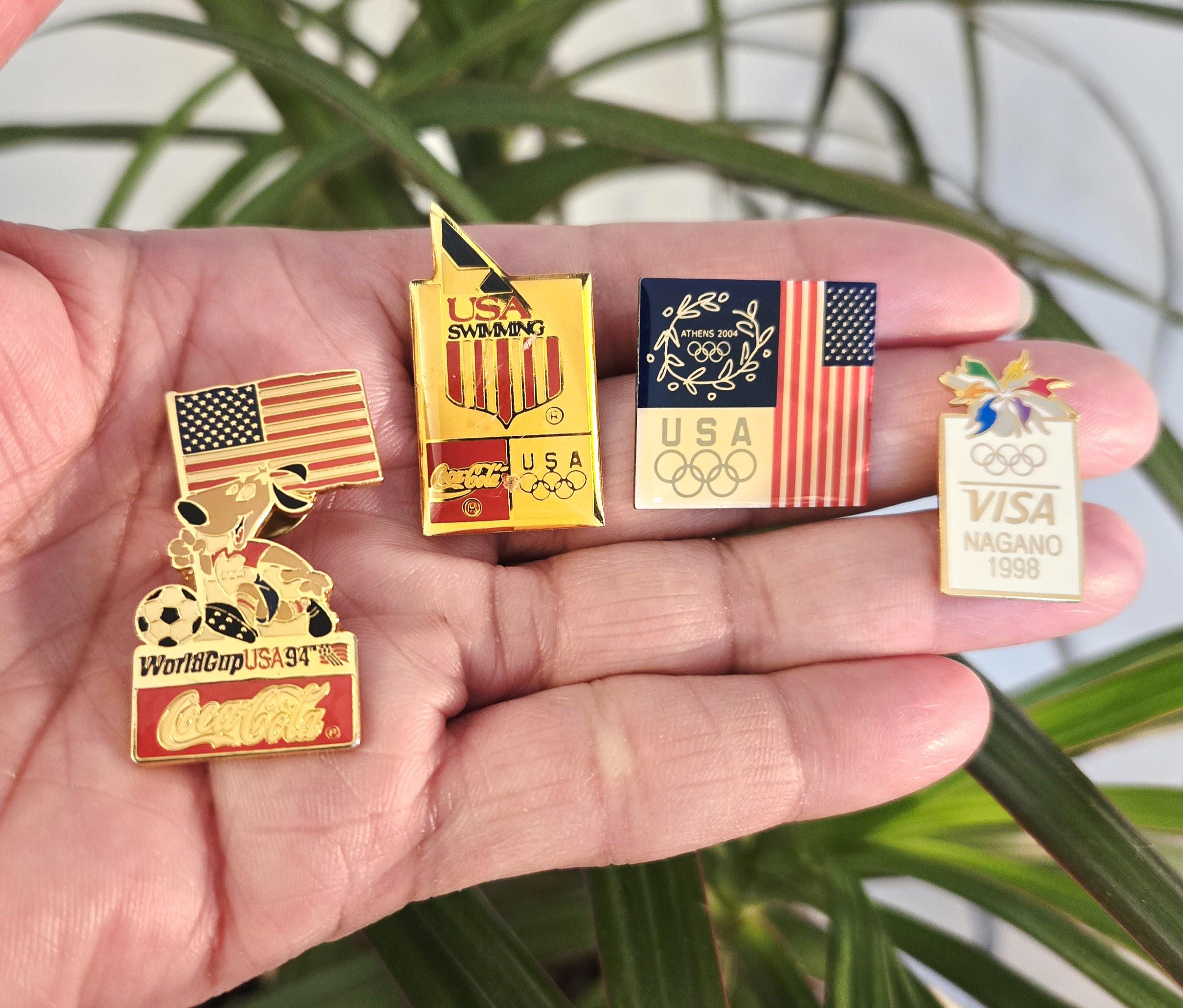 1994ワールドカップ記念ピンバッチ 1994 COCA COLA WORLD CUP USA LIMITED GOLD EDITION COLLECTOR
