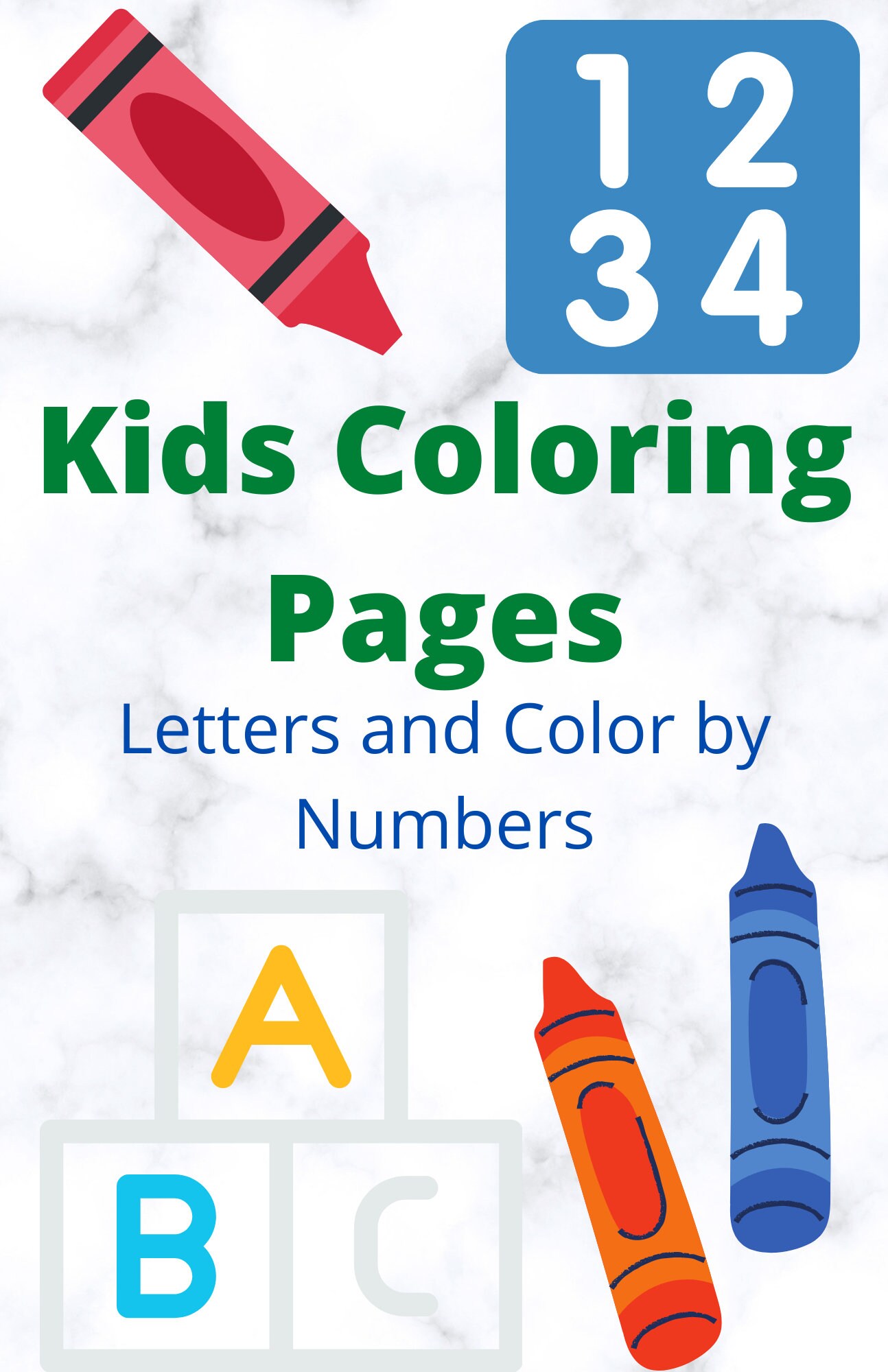 Alphabet and Color by Number Coloring Pages/coloring for | Etsy UK