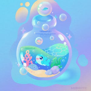 Cute Shark Digital Art Print–Instant Download, Free-Use for Personal and Commercial  | Cute Whimsical Aesthetic for Phone Wallpapers, Design