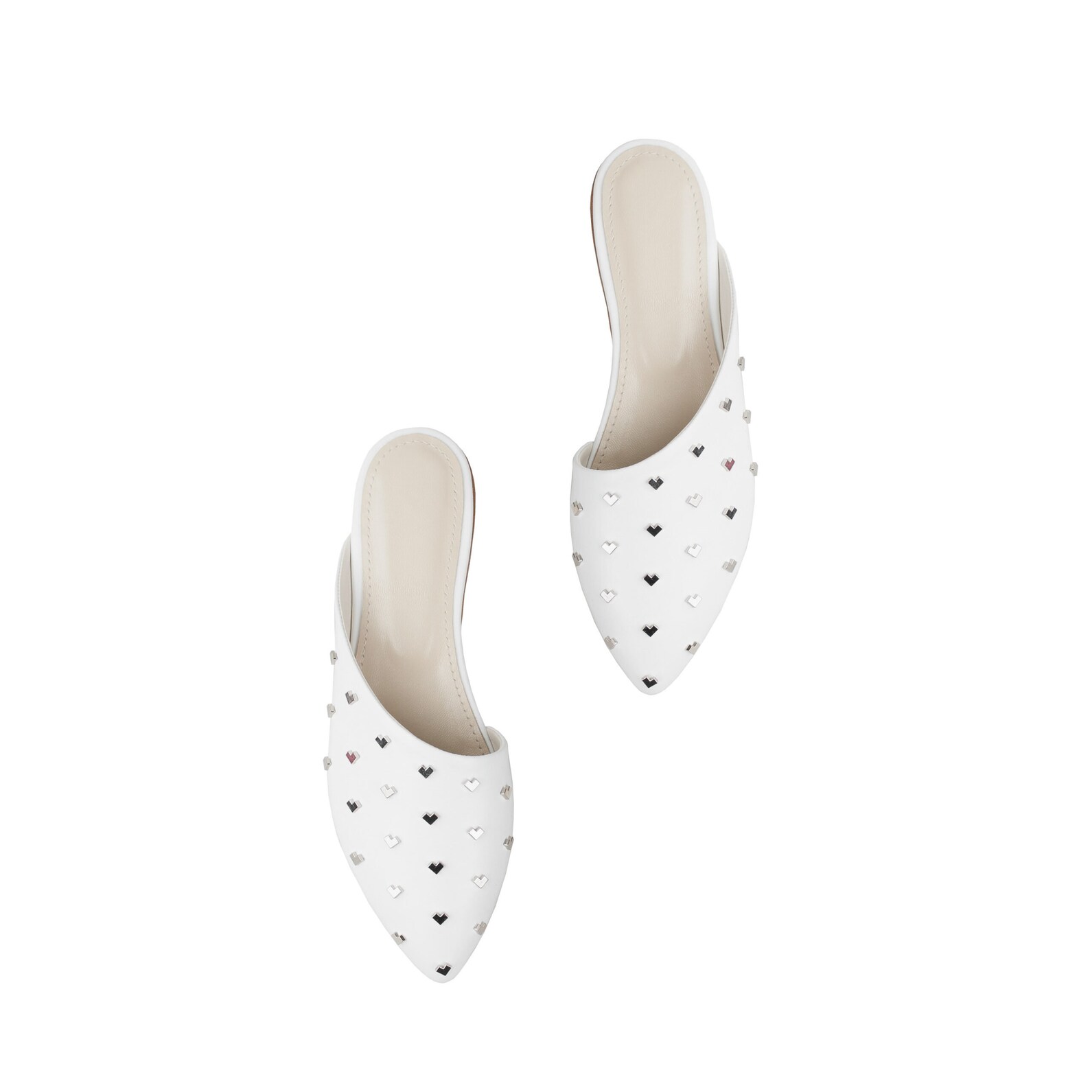 flat heel mules