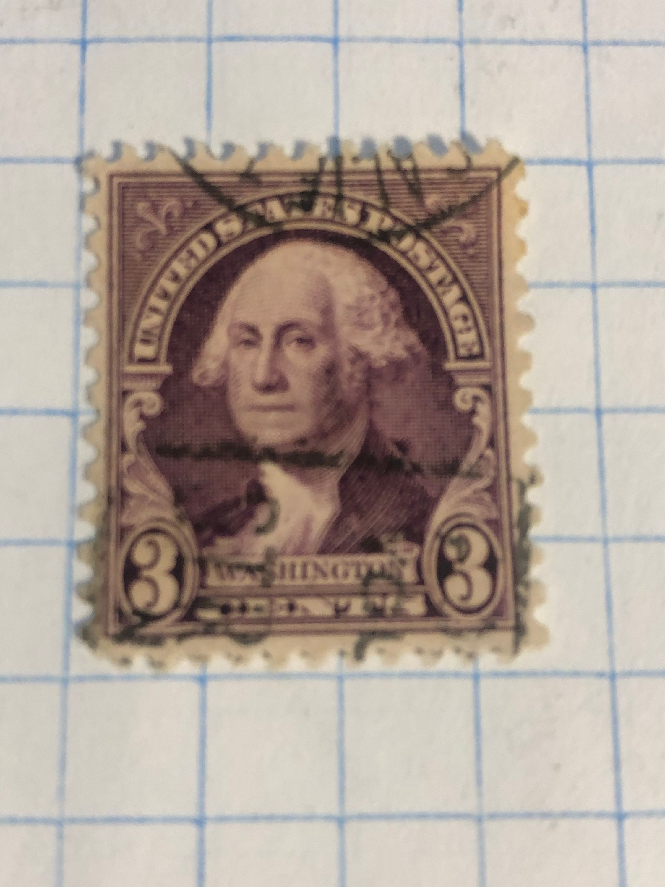 Rare 1932 3C G Washington stamp Etsy