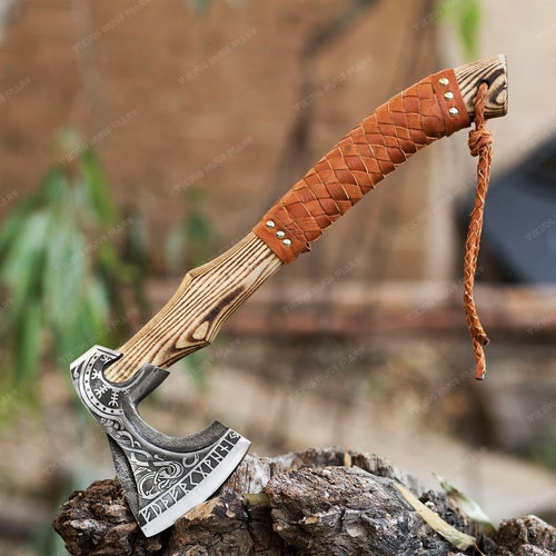 Barbarian shops Axe Custom Hand Made Viking Stylish Axe | Best Anniversary Gift for Him