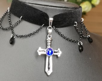 Therwd Tiny Simple Zinc Alloy 3D Print Fai-ry Ta-il Necklace Silver Jewelry Cross Pendant Necklace Valentine Gift for Men Women 24 Inches Chain Therwd Tiny Simple Zinc Alloy 3D Print Fai-ry Ta-il Necklace Silver Jewelry Cross Pendant Necklace Valentine Gift for Men Women 24 Inches Chain