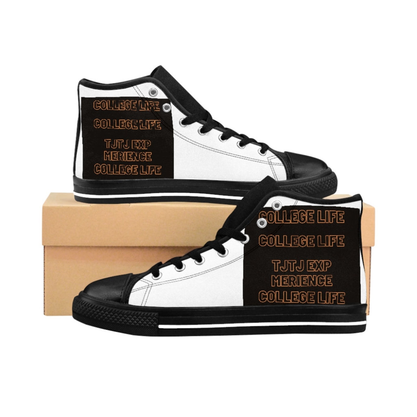 Men's Hightop Sneakers Etsy