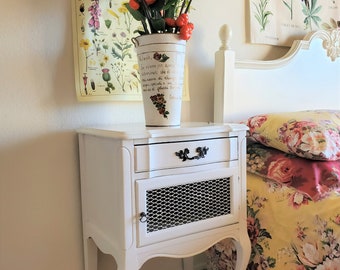 French Cottage Nightstand - Etsy