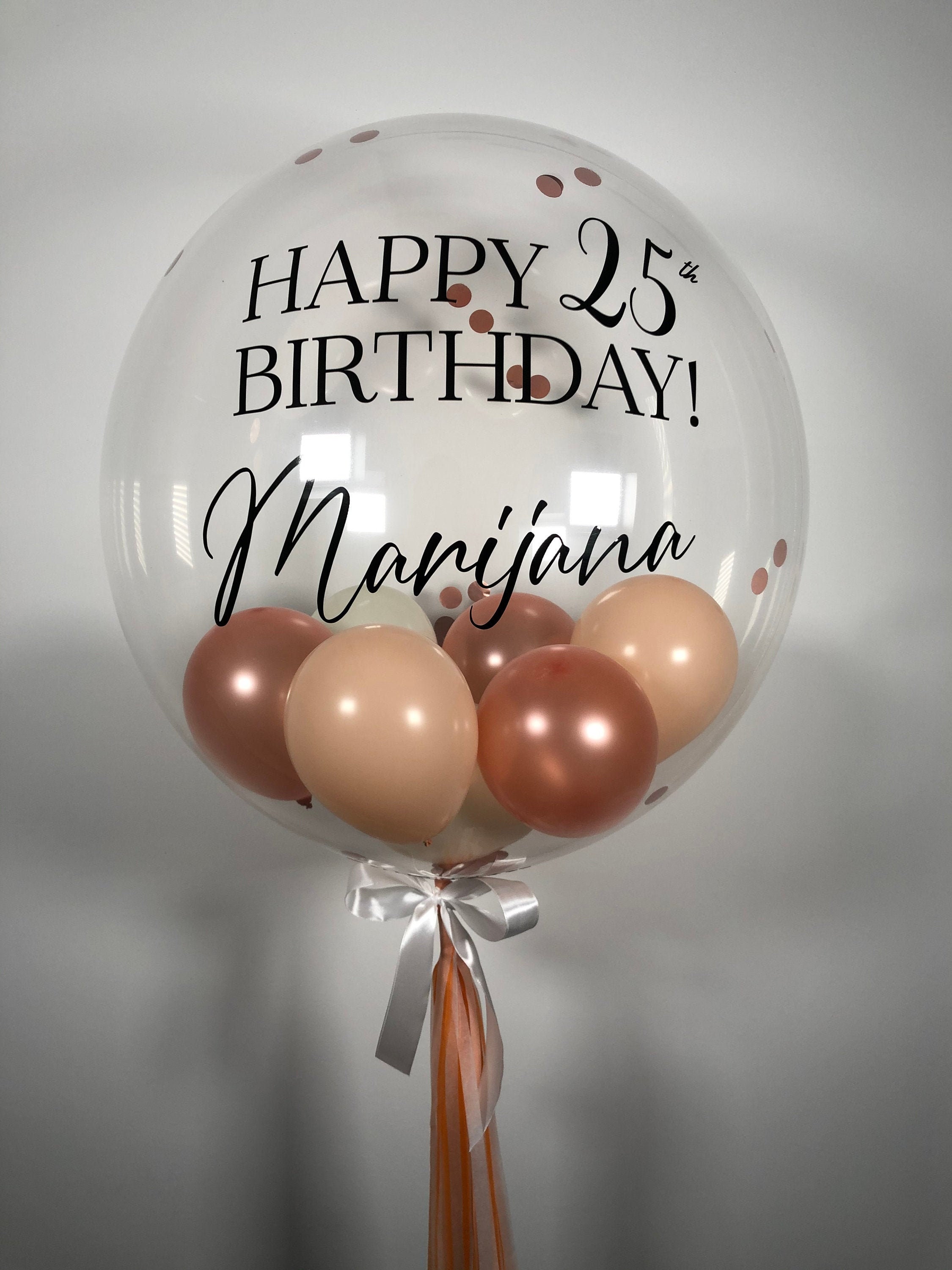 Personalized Bubble Balloon with your desired text Etsy
