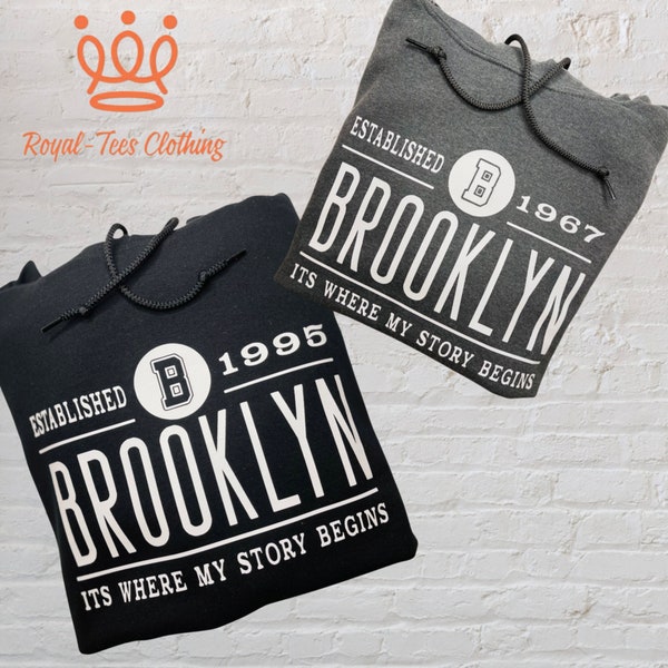 Personalized Brooklyn T-shirt , Brooklyn Hoodie, Brooklyn Crewneck, Christmas Gift for Women, Christmas Gift for Men,