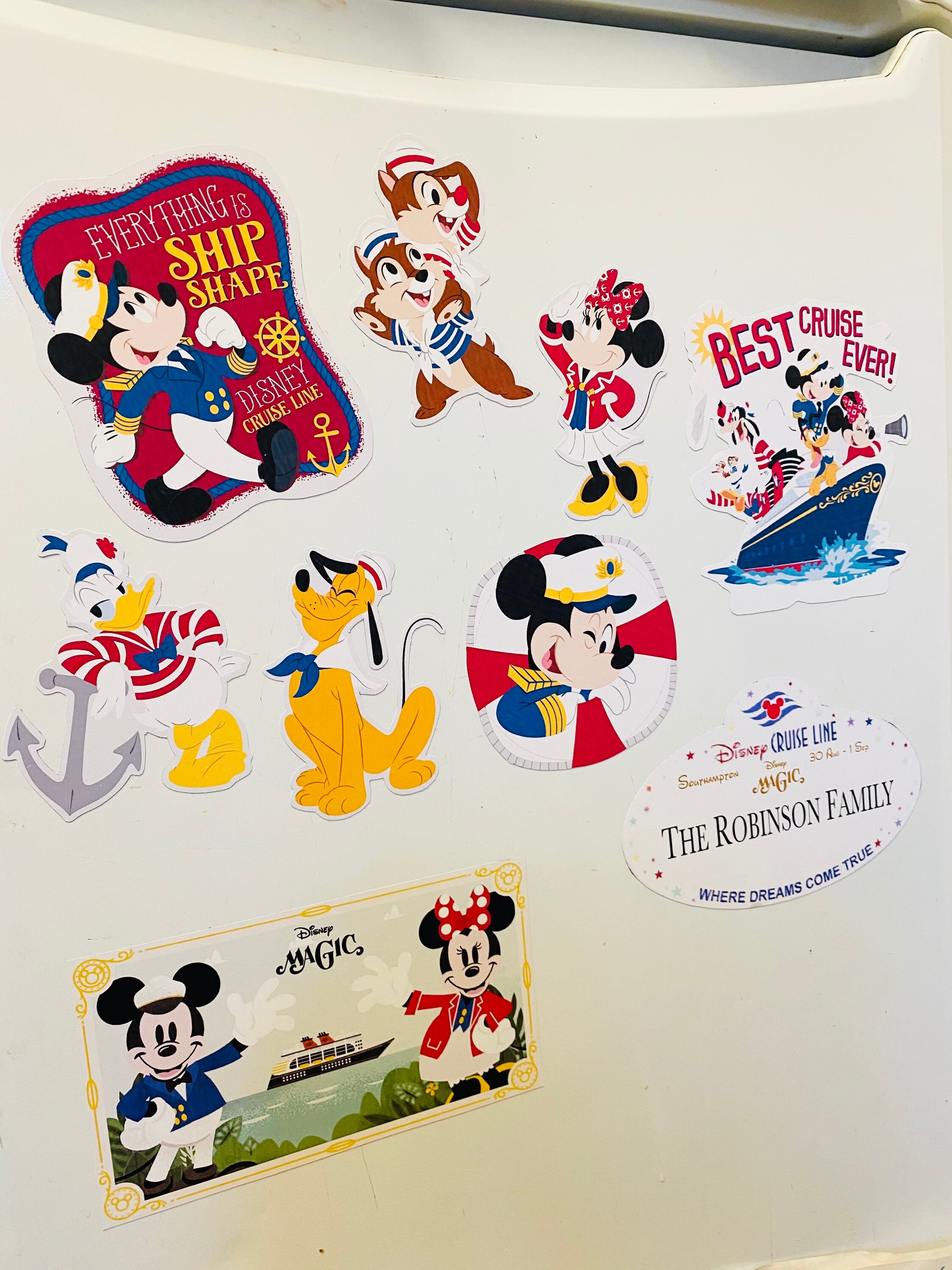 Disney staycation Cruise magnets - last chance to buy