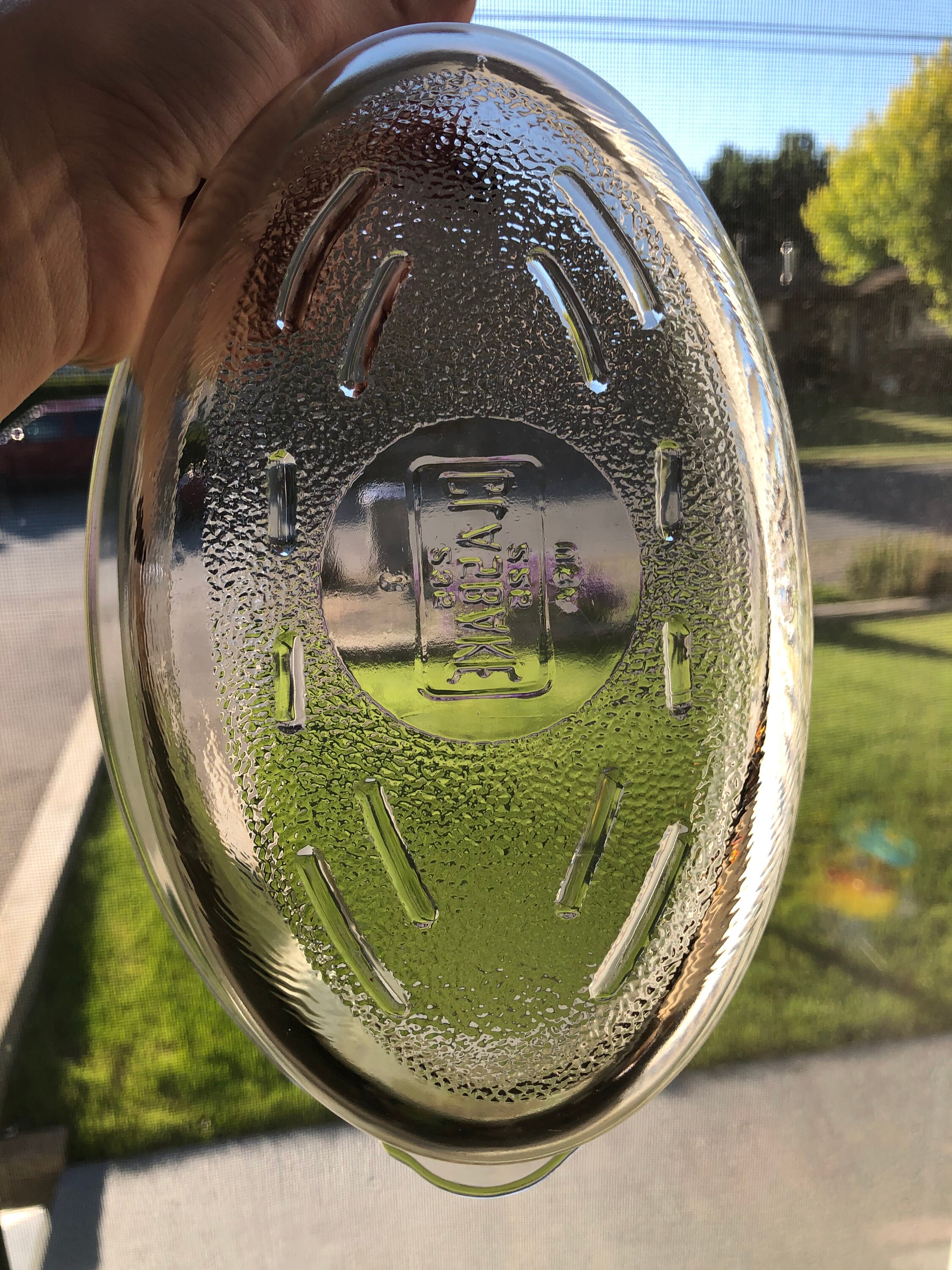 Vintage Glasbake Casserole Dish W/ Lid Glasbake clear glass Etsy