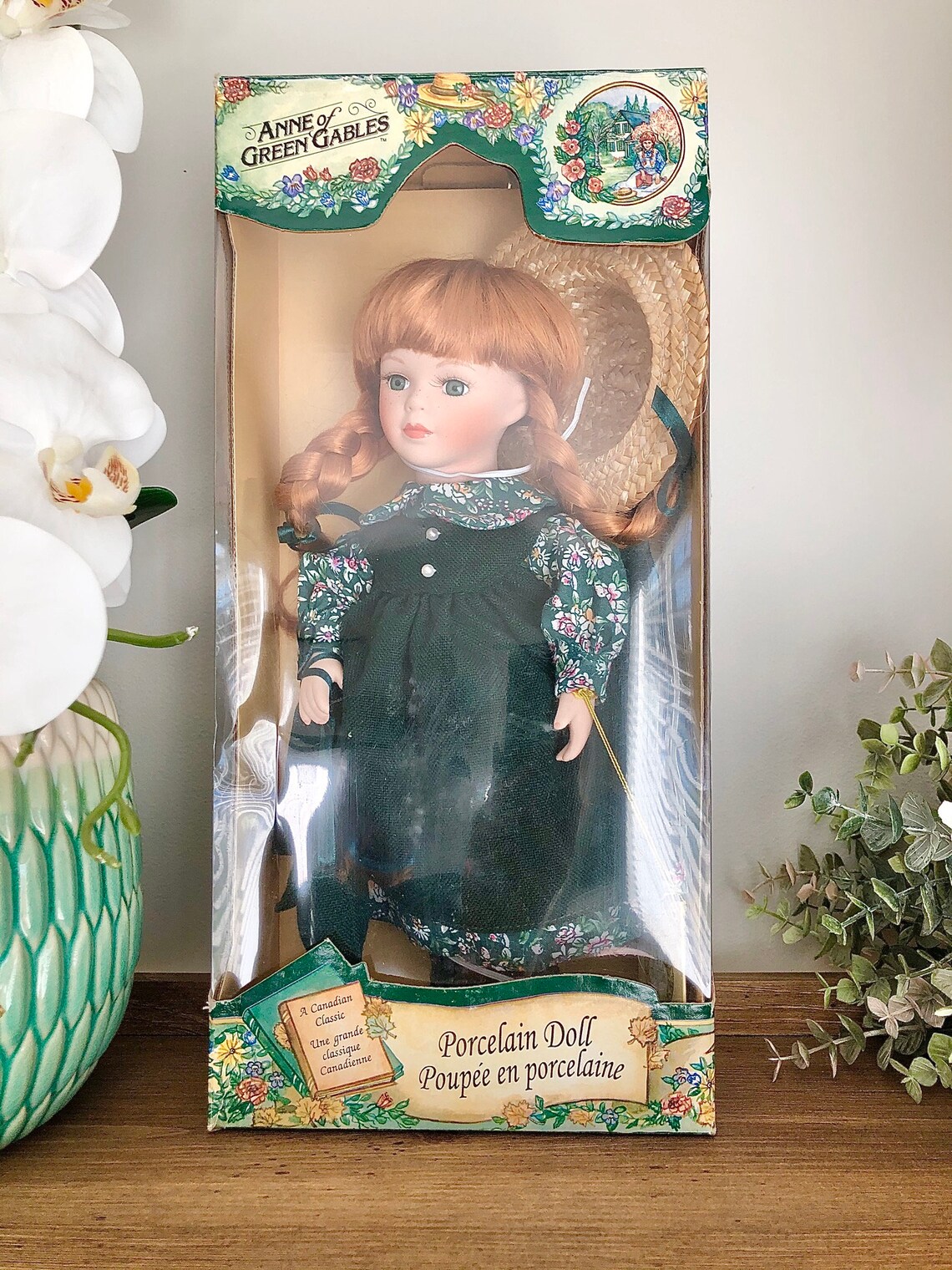 Anne of Green Gables Porcelain Doll Brand New in Box Etsy
